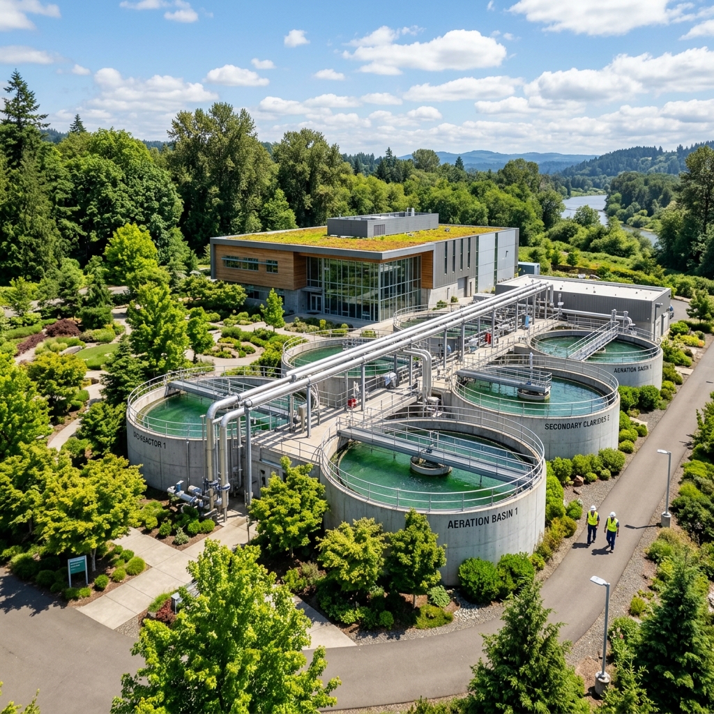 Sanrakshan Infra state-of-the-art wastewater treatment plant integrated with nature