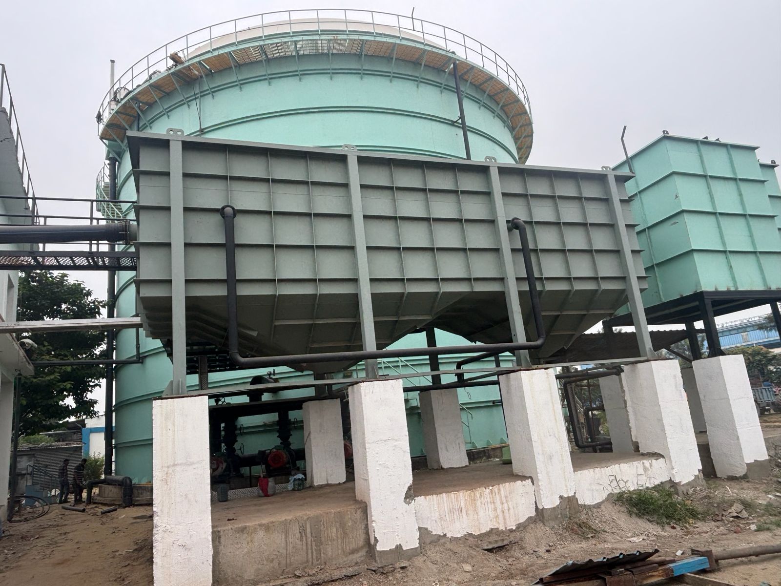 Cooling tower at NTPC thermal power project